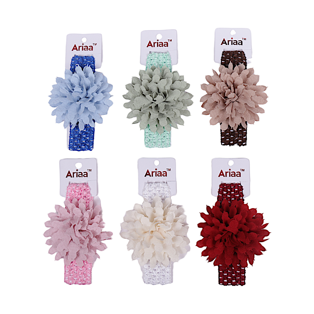 Colourful Baby Headbands - 4 (Per Pc)