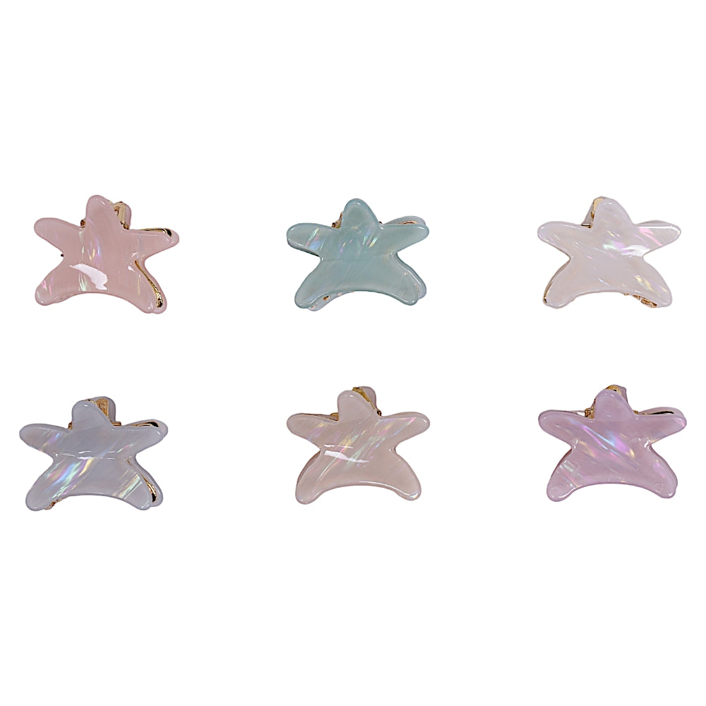 Star Shaped Sheet Claw Clips (Per Pc)