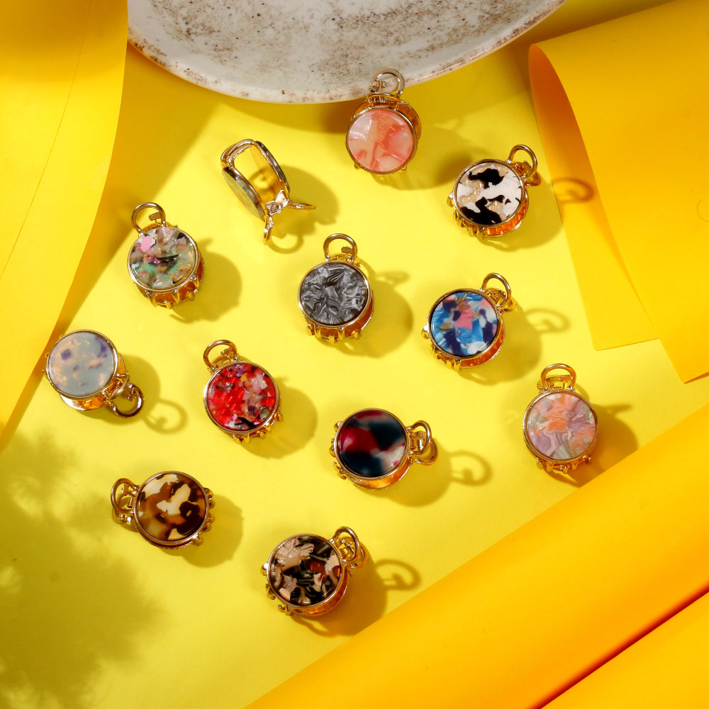Circular Metal Claw Clips (Per Pc)