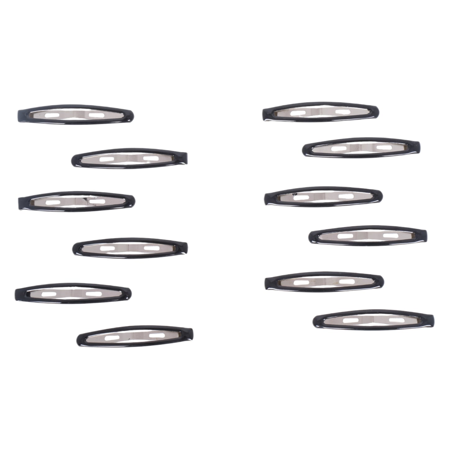 Korean Oval Shaped Tik Tak Pins (Pack of 12)