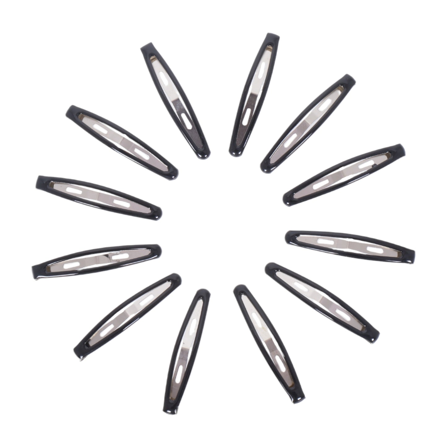 Korean Oval Shaped Tik Tak Pins (Pack of 12)