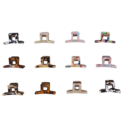 Multicolour Printed Claw Clips - 2 (Per Pc)