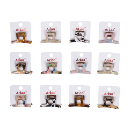 Multicolour Printed Claw Clips - 2 (Per Pc)