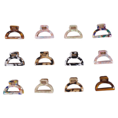 Multicolour Printed claw clips - 1 (Per Pc)