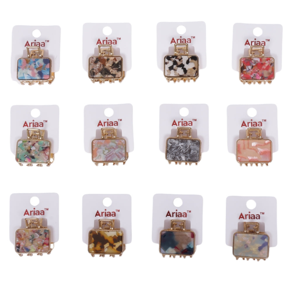 Rectangular Shaped Metal Claw Clips (Per Pc)