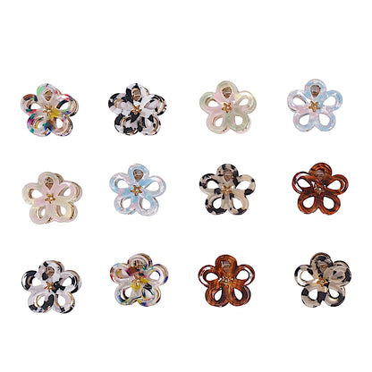 Round Printed Claw Clips (Per Pc)