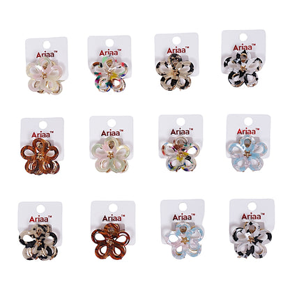 Round Printed Claw Clips (Per Pc)