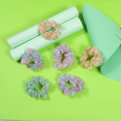 Elegant Organza Scrunchies  (Pack of 2 pcs)