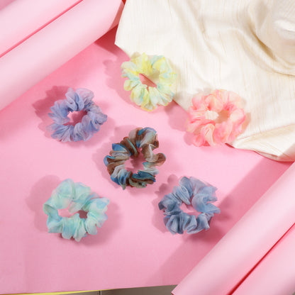 Elegant Organza Scrunchies  (Pack of 2 pcs)