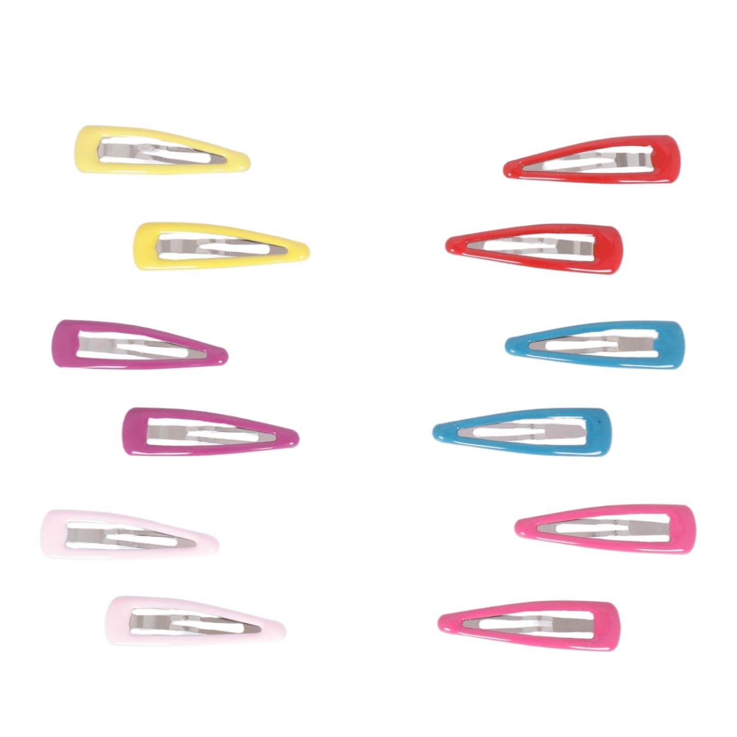 Korean Colourful Tik Tak Pins - 2 (Pack of 12)
