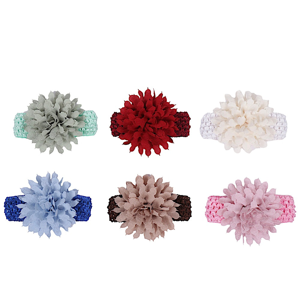 Colourful Baby Headbands - 4 (Per Pc)