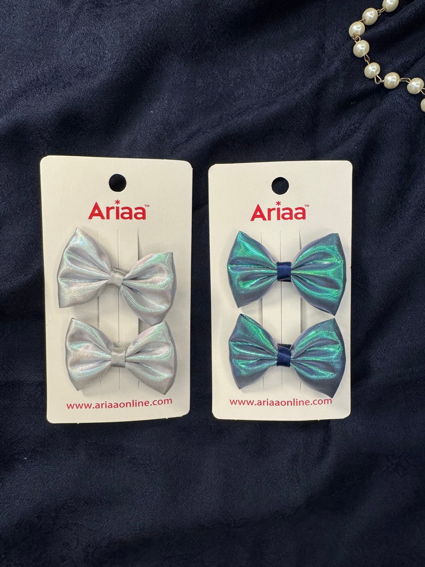 Shimmer Bow Pins - 2