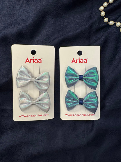 Shimmer Bow Pins - 2