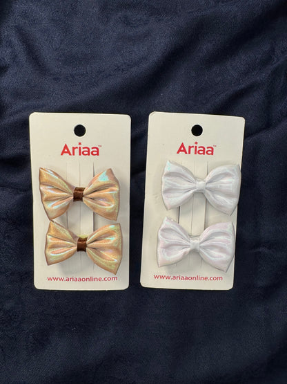 Shimmer Bow Pins - 2