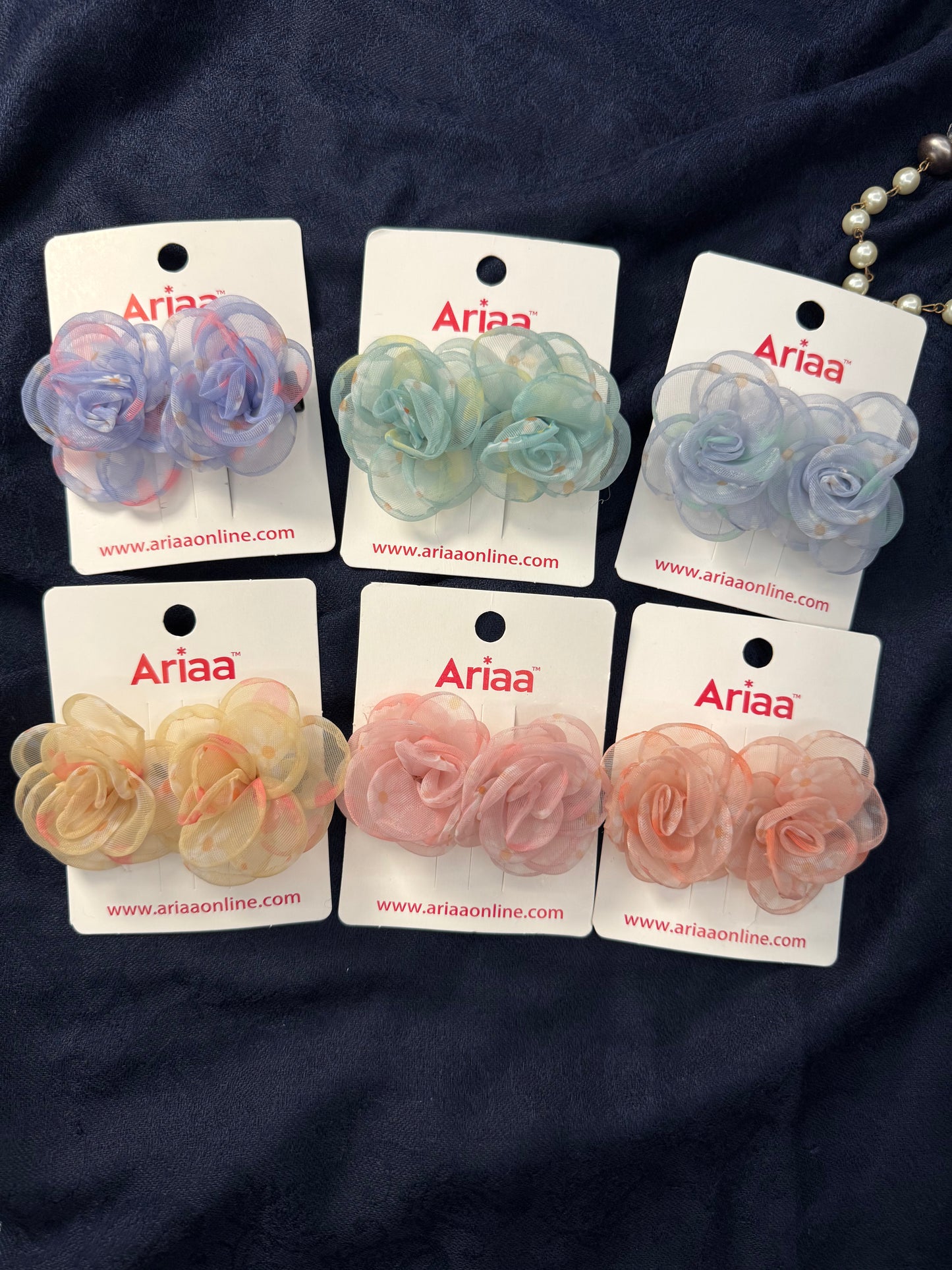 Flower Hair Pins - 1