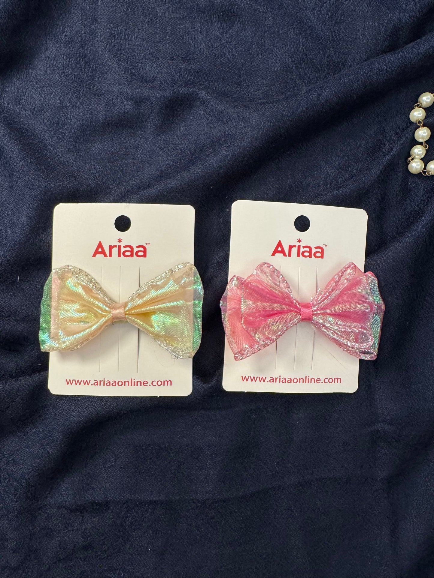 Shimmer Bow Pins - 3