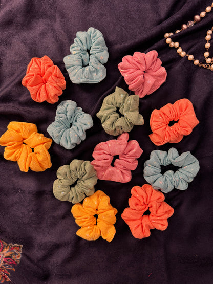 Ariaa Multicolour Scrunchies