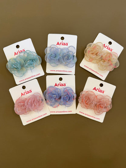 Flower Hair Pins - 1