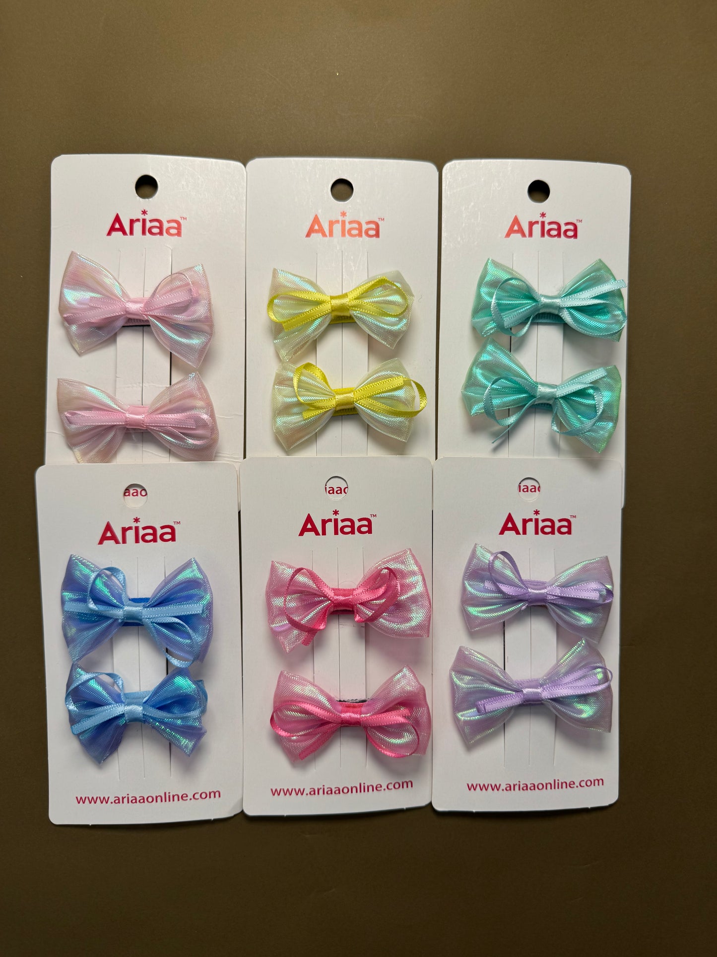 Shimmer Bow Pins - 1