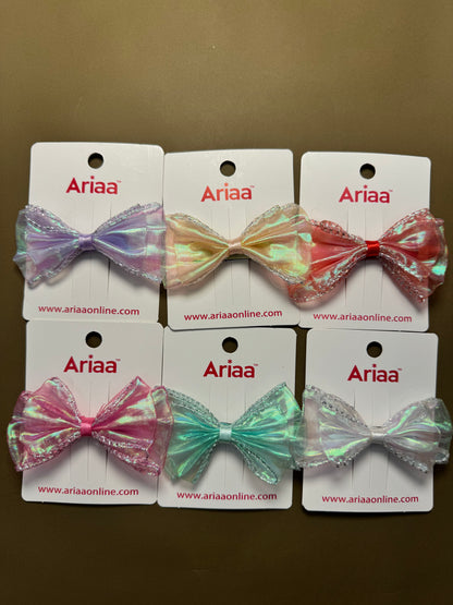 Shimmer Bow Pins - 3