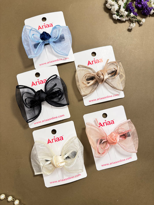 Rose Bow Pins - 1