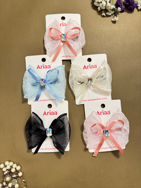 Crystal Bow Pins - 3