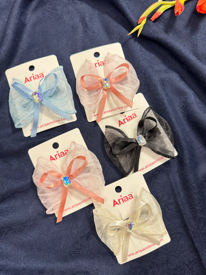 Crystal Bow Pins - 3