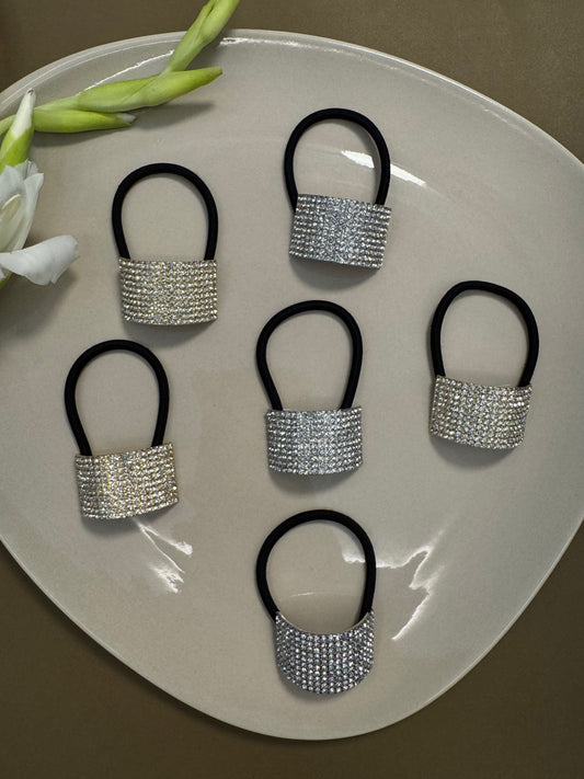 Ariaa Crystal Ponytail Holder
