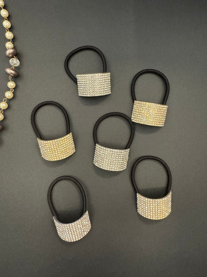 Ariaa Crystal Ponytail Holder