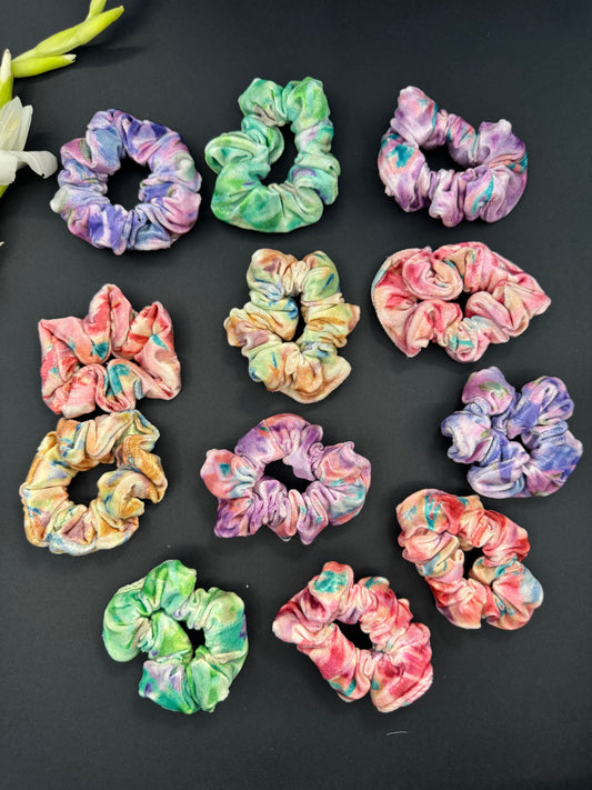Printed Multicolour Scrunchies - 3