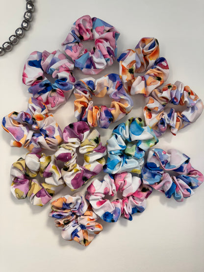 Printed Multicolour Scrunchies - 5