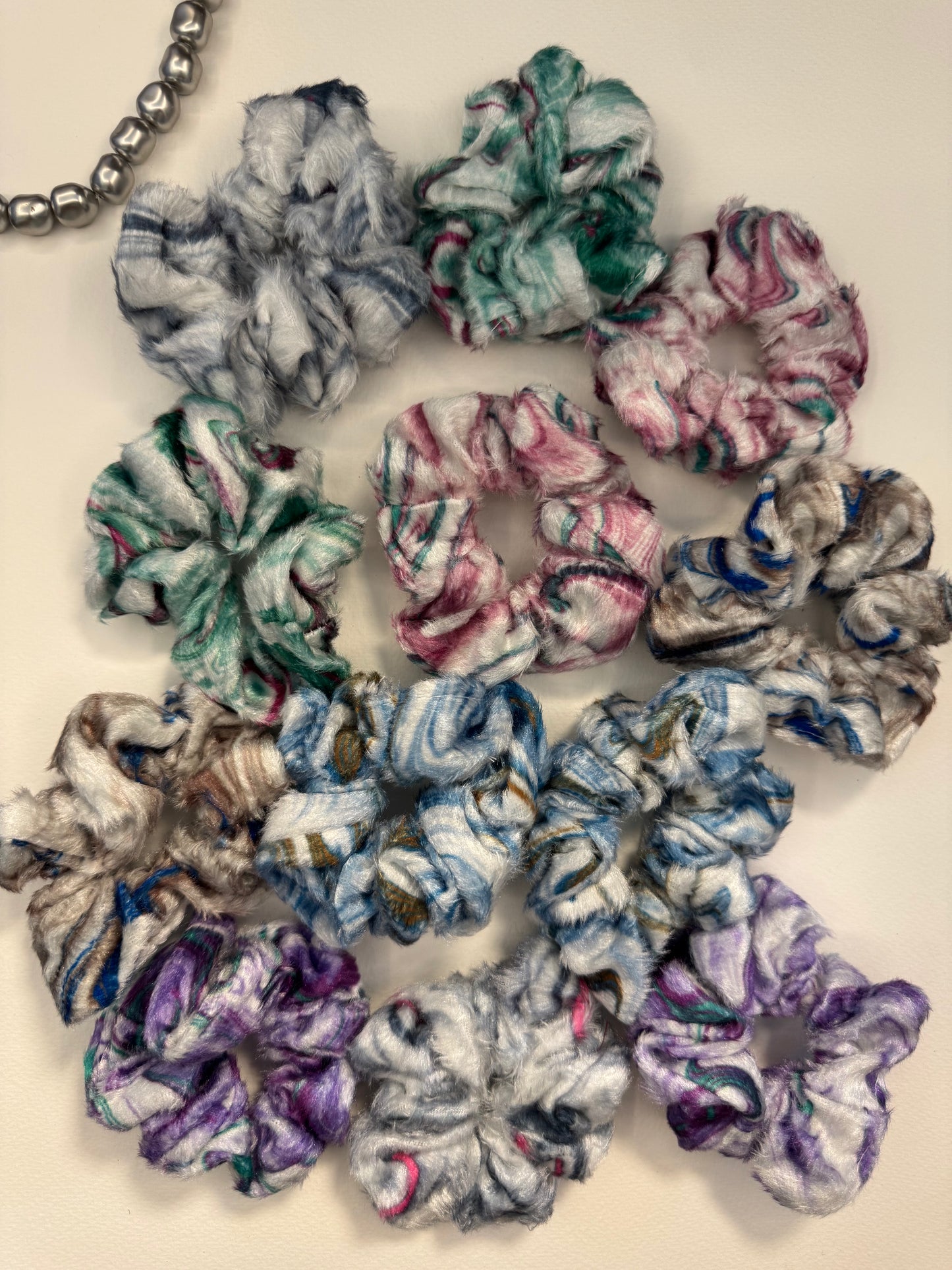 Soft Velvet Fur Scrunchies