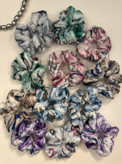 Soft Velvet Fur Scrunchies