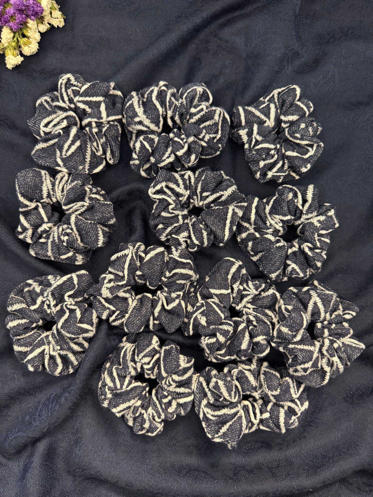 Denim Scrunchies