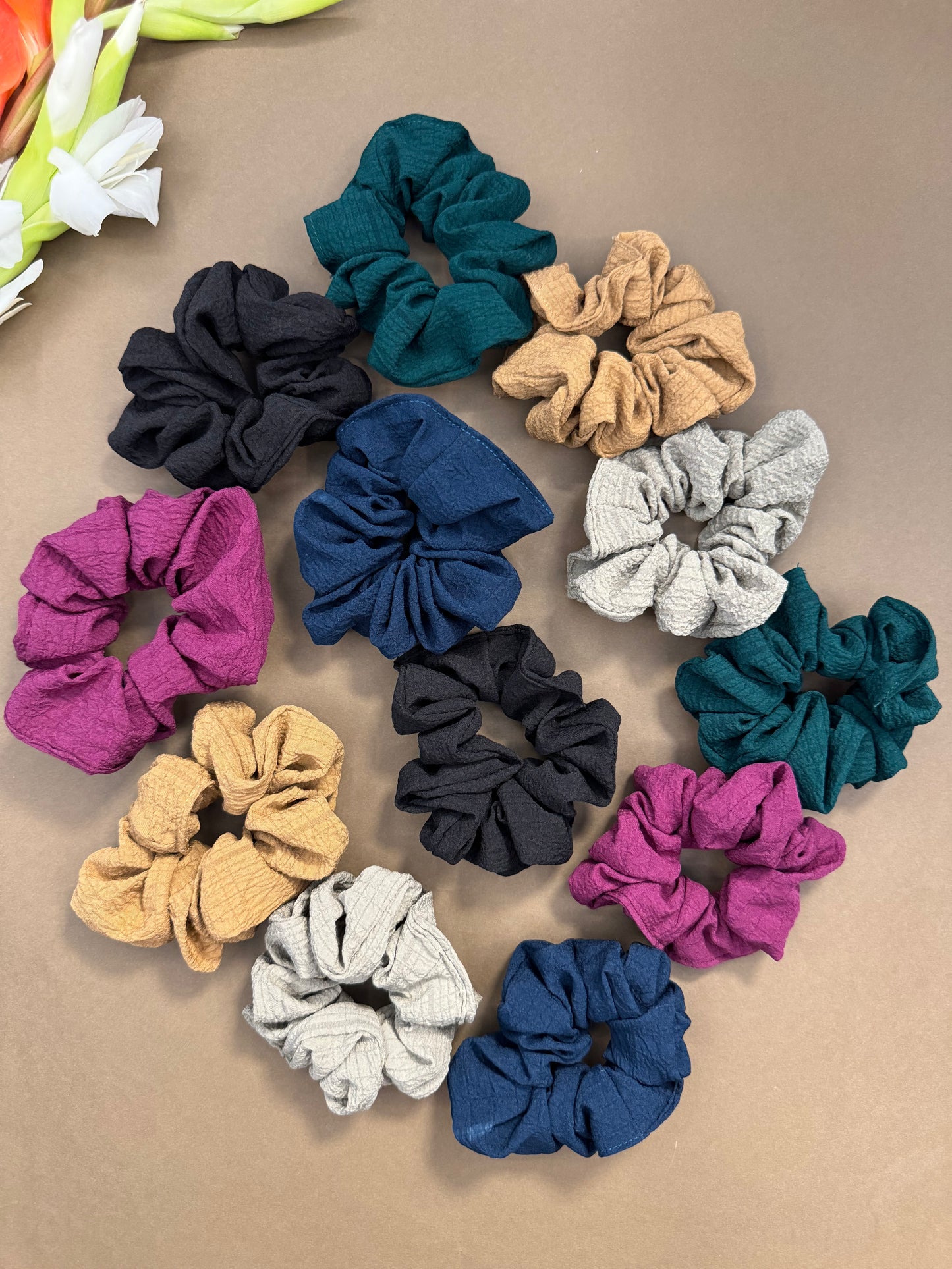 Multicolour Cloth Scrunchies - 1