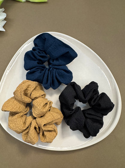 Multicolour Cloth Scrunchies - 1
