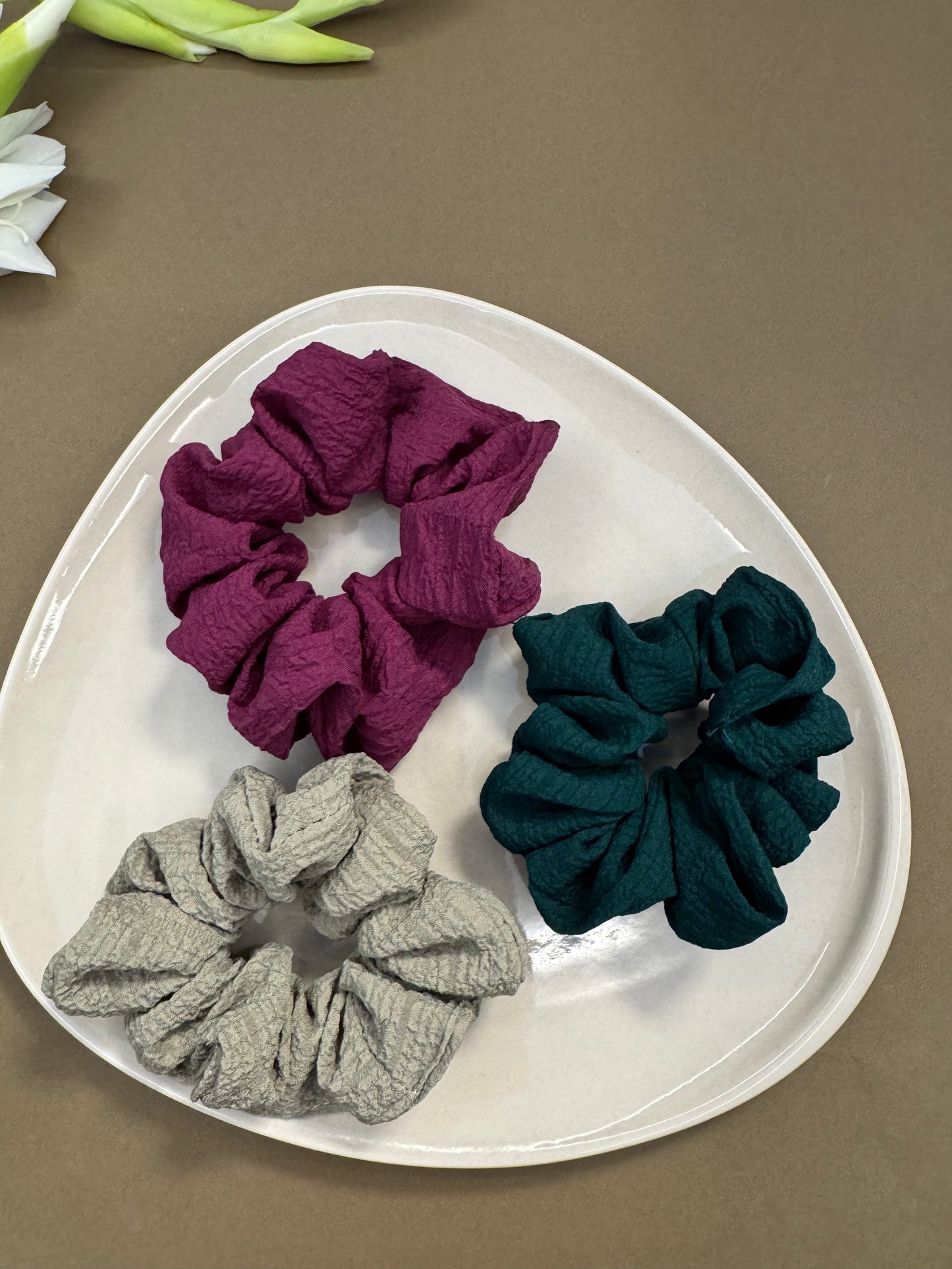 Multicolour Cloth Scrunchies - 1
