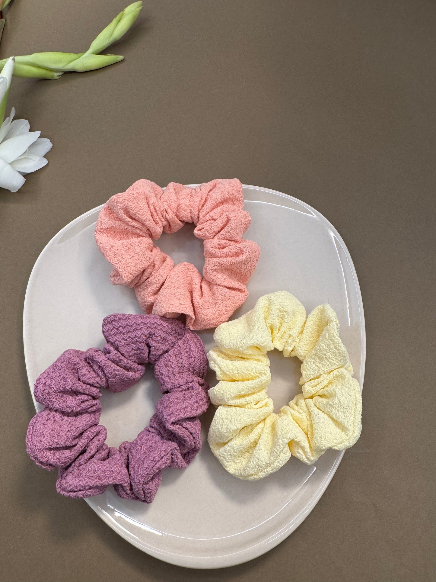 Multicolour Cloth Scrunchies - 2