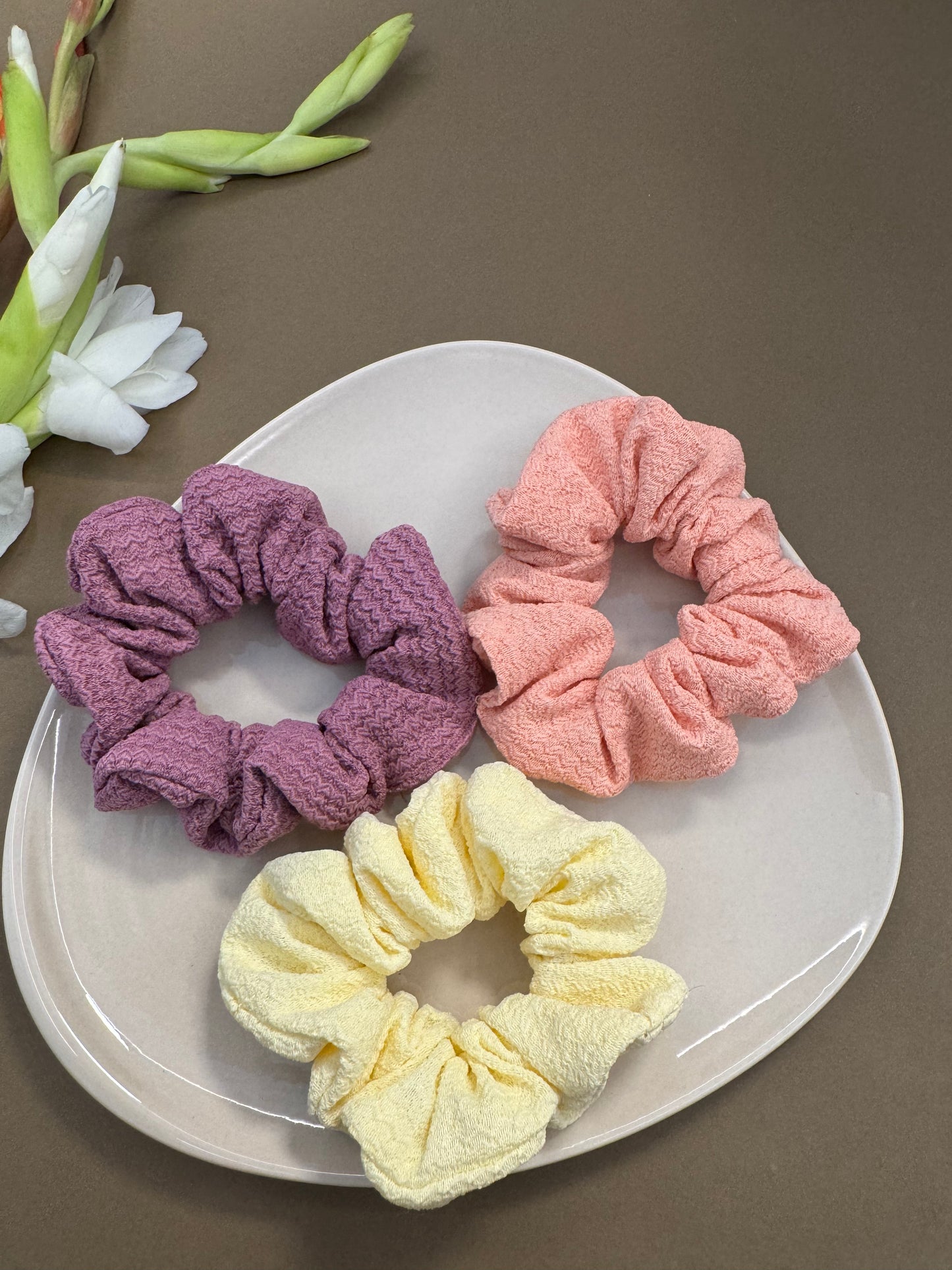 Multicolour Cloth Scrunchies - 2