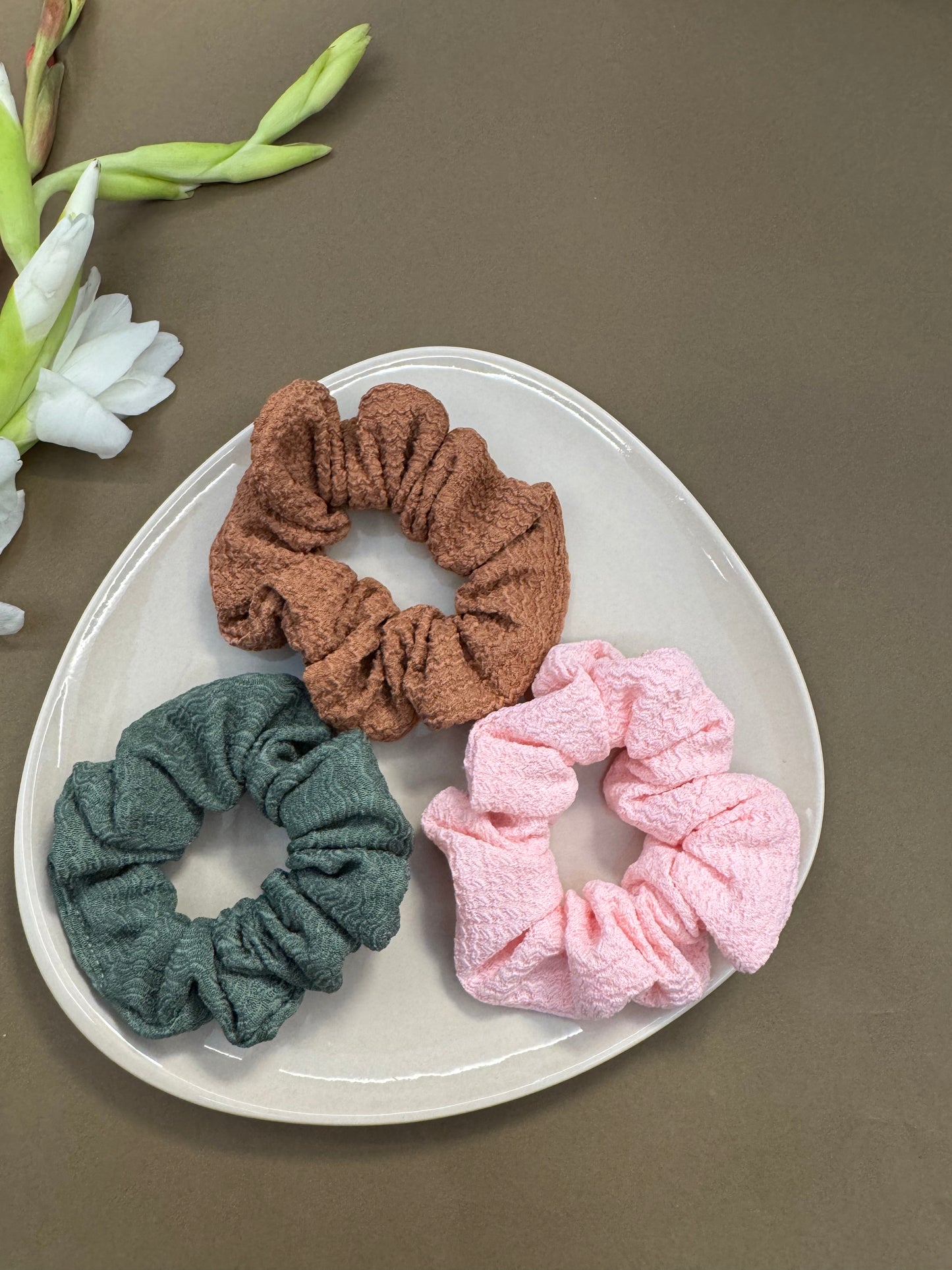 Multicolour Cloth Scrunchies - 2