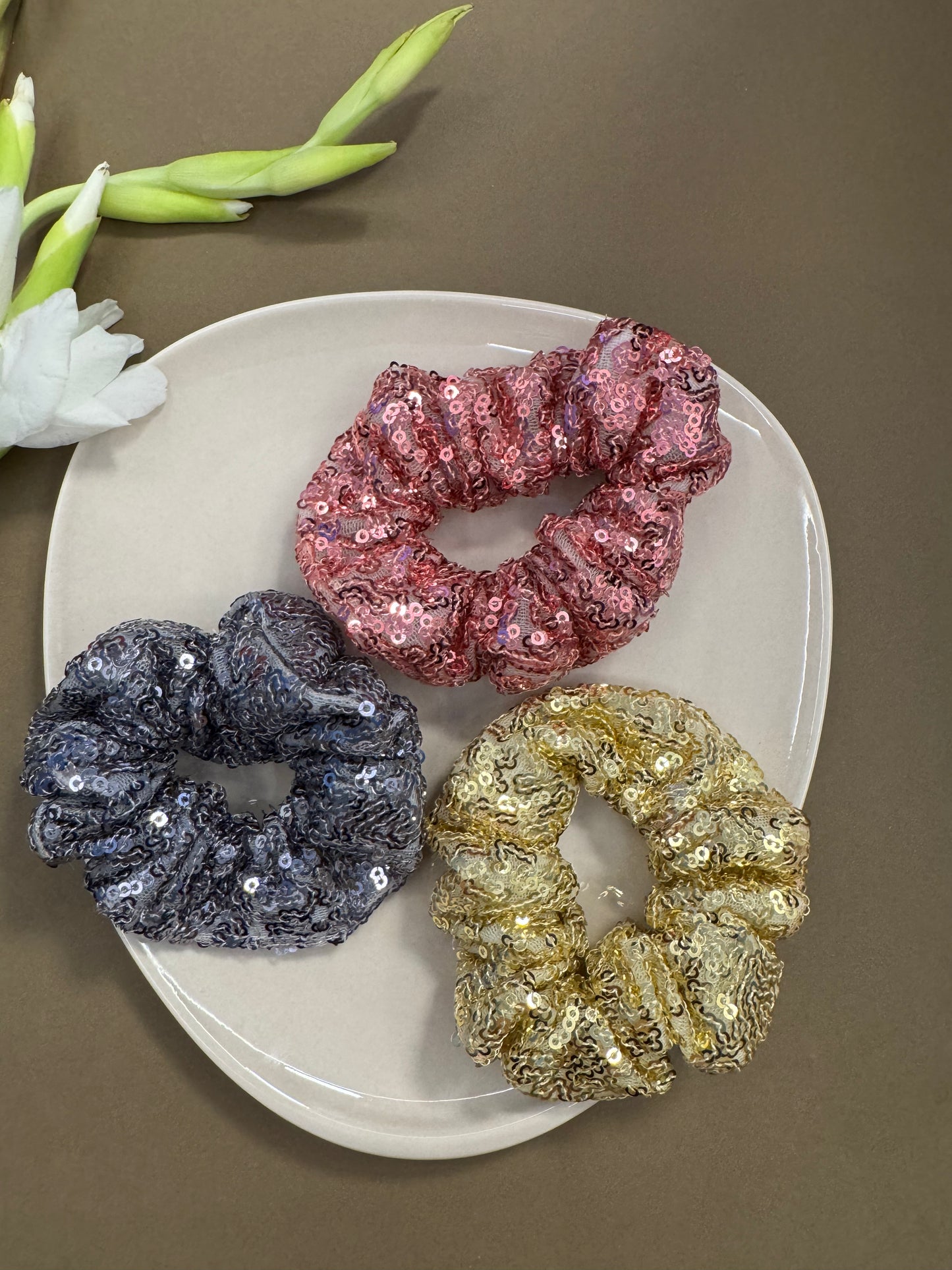 Shimmer Scrunchies - 1