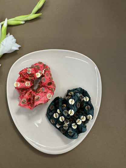 Shimmer Scrunchies - 2