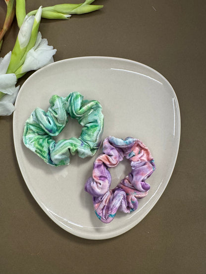 Printed Multicolour Scrunchies - 3