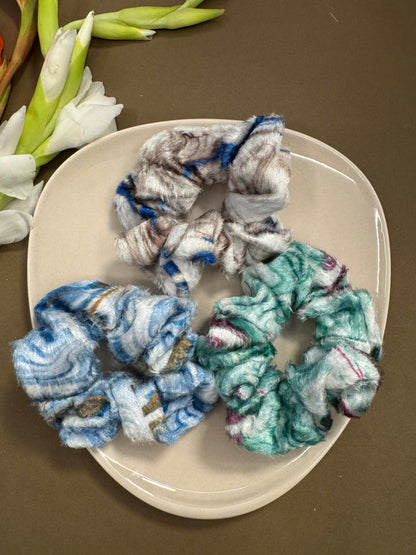 Soft Velvet Fur Scrunchies