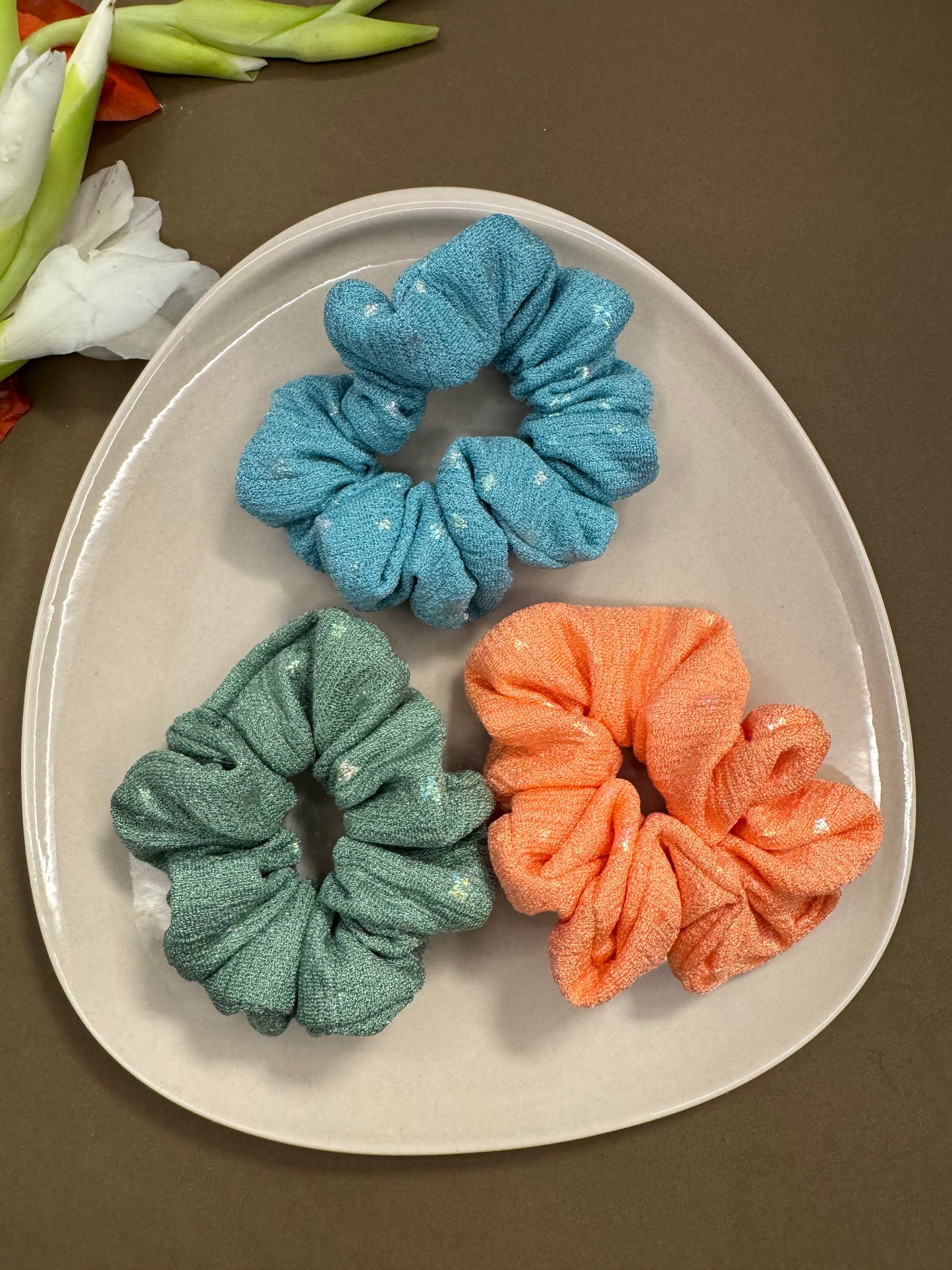 Ariaa Multicolour Scrunchies