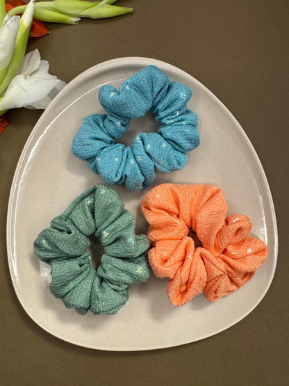 Ariaa Multicolour Scrunchies