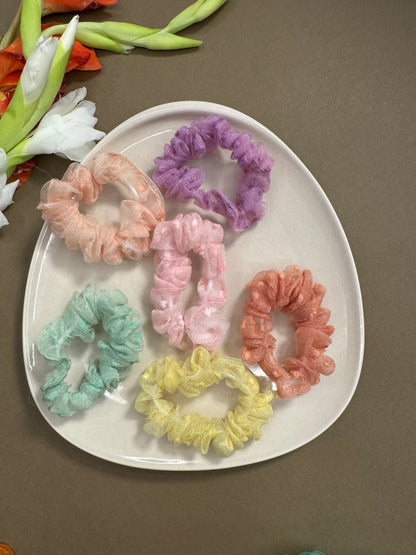 Small Scrunchies Combo - 7 (Pack of 3)
