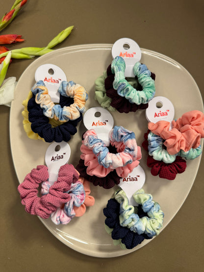 Small Scrunchies Combo - 5 (Pack of 3)