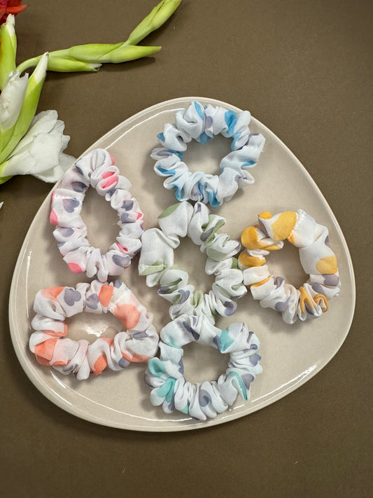 Small Scrunchies Combo - 4 (Pack of 3)