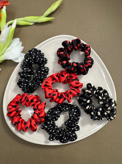Small Scrunchies Combo - 4 (Pack of 3)